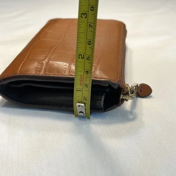 VTG Lauren Ralph Lauren leather wallet 2-sided zip expandable - Picture 14 of 15